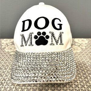 Versona Rhinestone Dog Mom Baseball Cap NWT